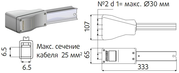 Стандартный блок подачи питания 